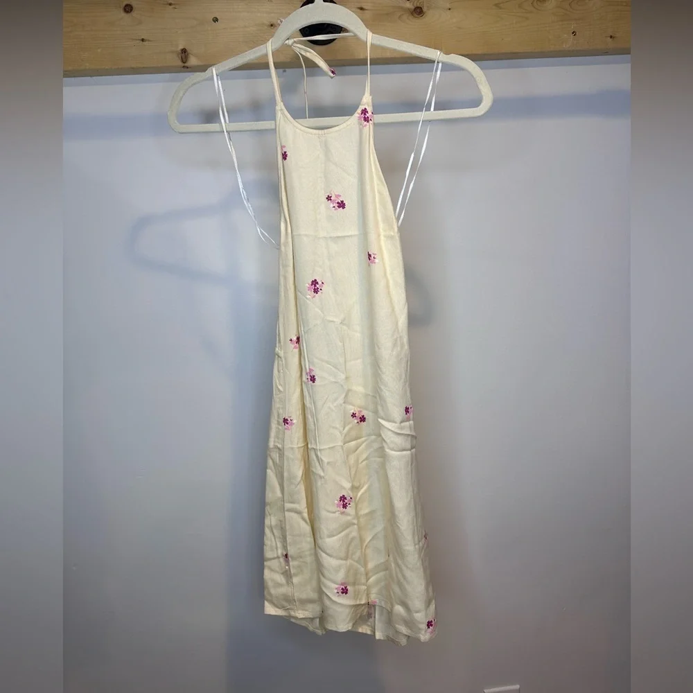 NWT RVCA Women's Straight On Halter Top Dress SIZE XS - Picture 7 of 7